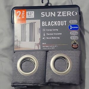 2 pack sun zero blackout curtains